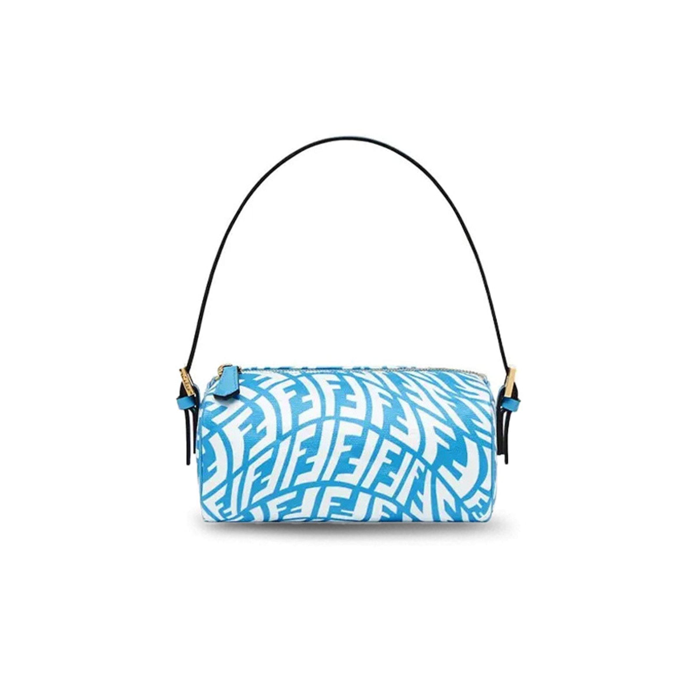 FENDI MINI FF VERTIGO ZIP WRISTLET BAG 8BS050AFL1F1E8L (19*11*8cm)